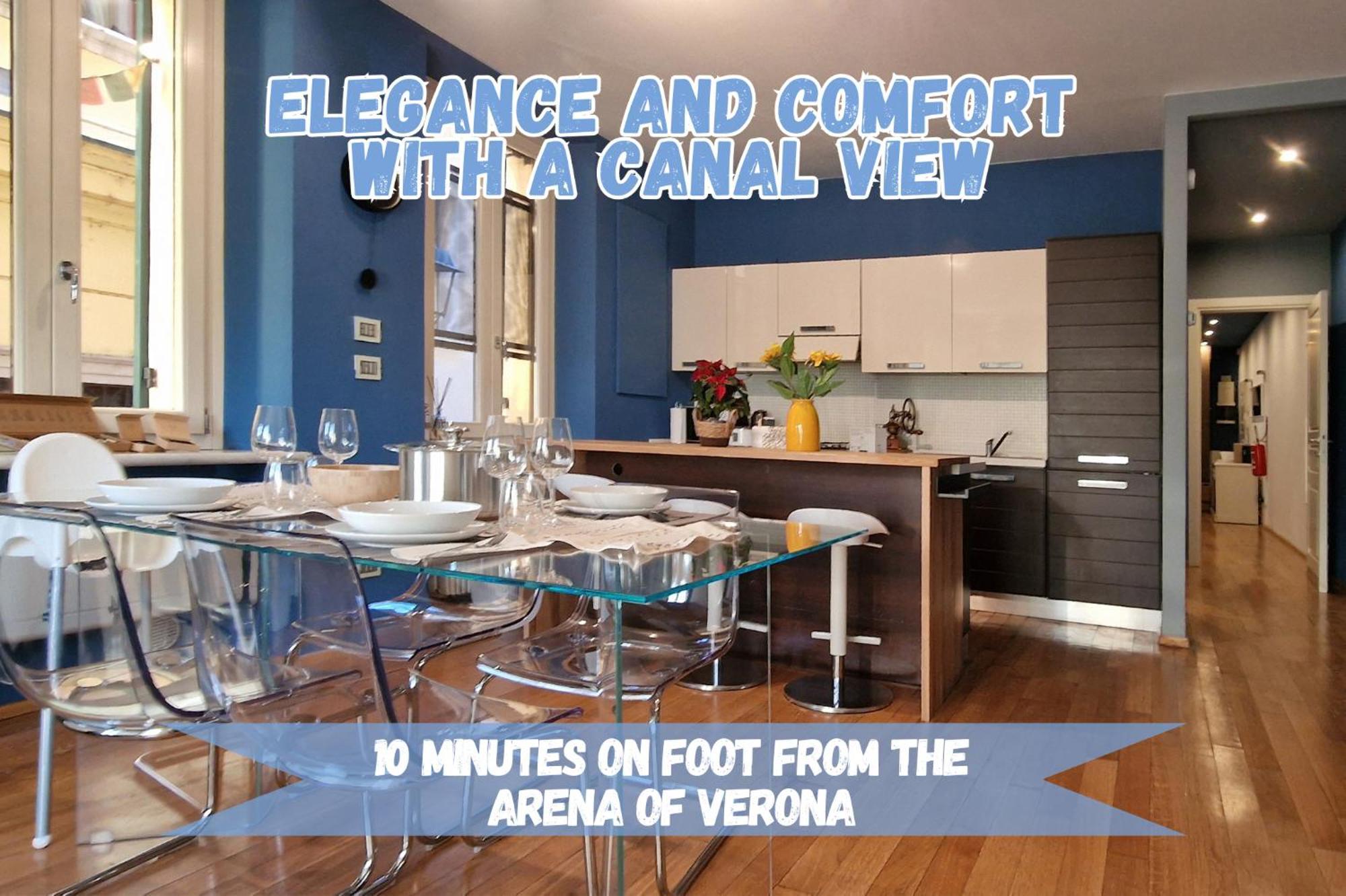10' Piazza Erbe, Elegance In The Heart Of Appartamento *